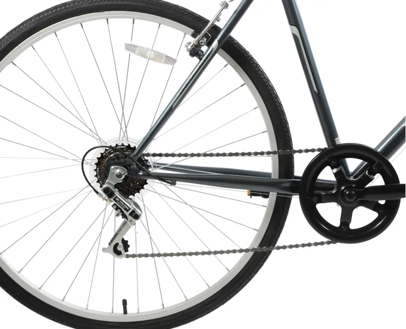 Professional Premium 700c Commuter Hybrid Bike Grey-2